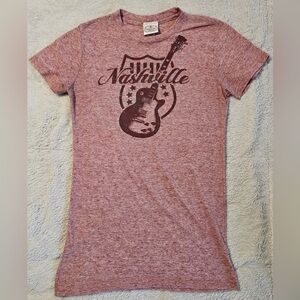 Nashville Graphic Short Sleeve Tee - Red